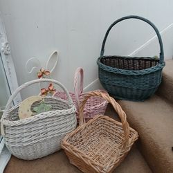  Vintage Baskets And Decor