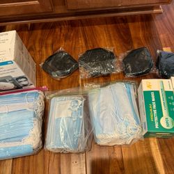 Lot of 300 Face Masks, 3 layer protection masks, KN95, N95 Masks