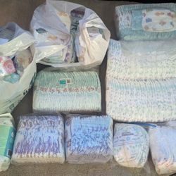 Newborn To Size 2 Diapers 
