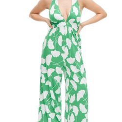 DVF for Target - The Halter Ginkgo Jumpsuit - XXS NWT

