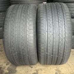 SET OF 2 USED TIRES MICHELIN LATITUDE TOUR HP NO…295/40/20