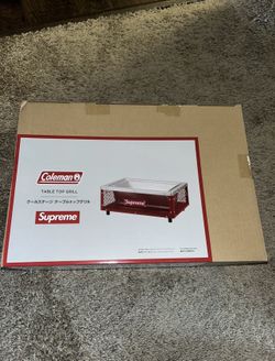 SUPREME/COLEMAN CHARCOAL GRILL (IN HAND) for Sale in Pawtucket, RI