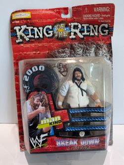 Vintage 1999 WWF Mankind Break Down In Your House Figure Sealed WWE