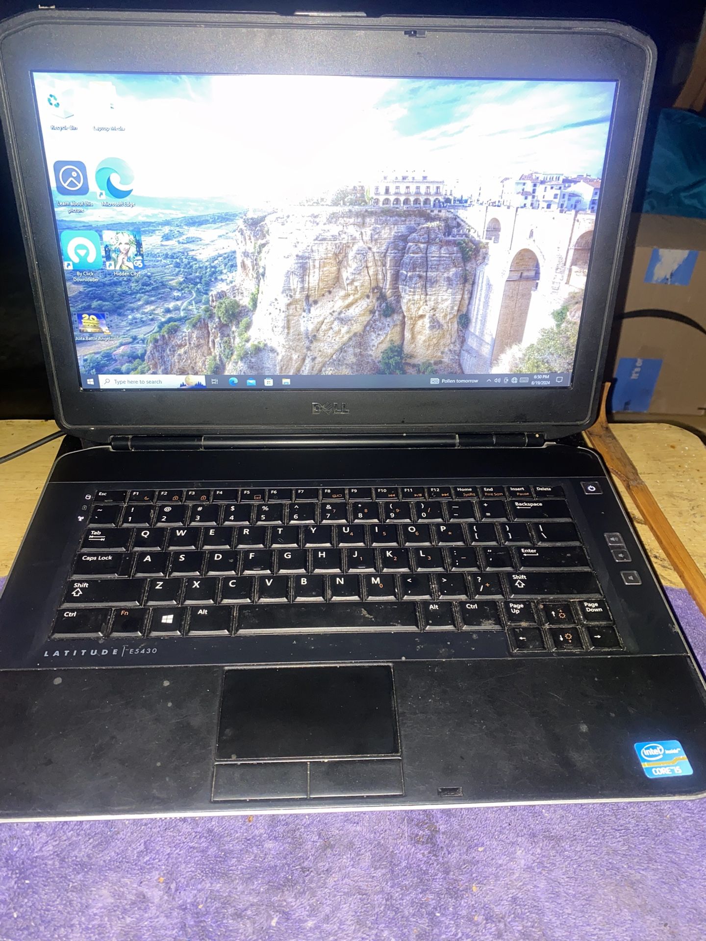 Dell Latitude E5430 Laptop Intel Core i5-3340M 2.70 GHz 128GB *READ DISC Cursor pad is sometimes not working MOUSE NEEDED for best operation