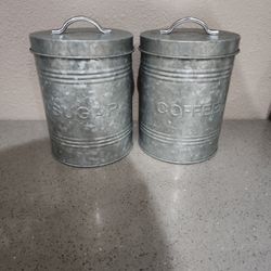 Coffee and Sugar Canisters