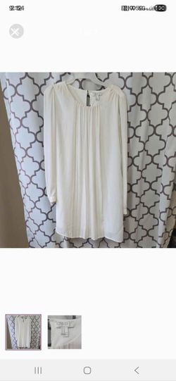 Forever 21 Cream Midi Dress