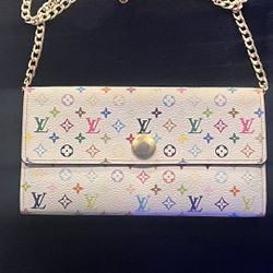 100% Authentic Takashi Murakami LV Wallet