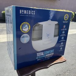 BRAND NEW IN BOX UNOPENED NEVER USED HoMedics TotalComfort Ultrasonic Humidifier with UV-C Technology, White