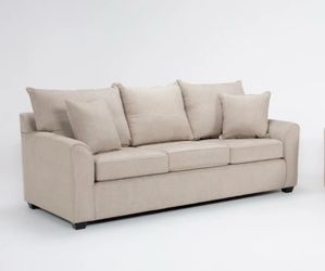 Living Spaces Beige Couch