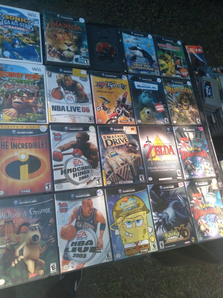 Nintendo Gamecube Games- Various Prices