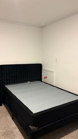 Bed frame and box