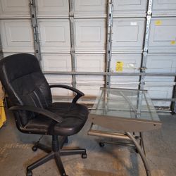 Computer Desk and Chair 