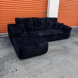 NEW Viral TikTok Black Sectional Couch 🚛 SAME DAY DELIVERY