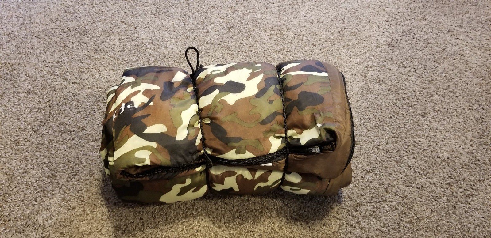 Camouflage Sleeping Bag Youth size