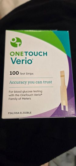 OneTouch Verio Test Strips 100 count $40