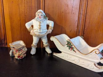 Vintage Santa & Sleigh
