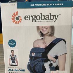 Brand New Ergobaby OMNI 360 - Indigo Weave