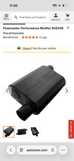 Flowmasters muffler