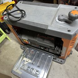 Ridgid Thickness Planer