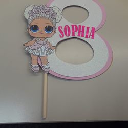 Personalized birthday cake/cupcake toppers