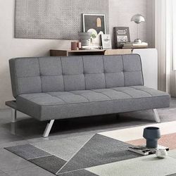 NEW Serta Sleeper Bed Sofa Charcoal Grey Couch BRAND NEW