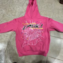 Sp5der Pink Hoodie