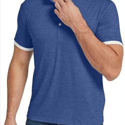 KUYIGO Mens Polo Shirt M Short Sleeve Classic Sports Top Casual Workout Sports 