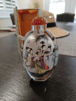 Vintage Chinese Snuff Bottle Reverse Inner Hand Painted $35 OBO 