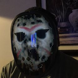 led mask for halloween 🎃 
