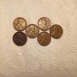1940's Wheat Pennies 