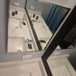Two Bathroom Medicine Cabinet With Mirror