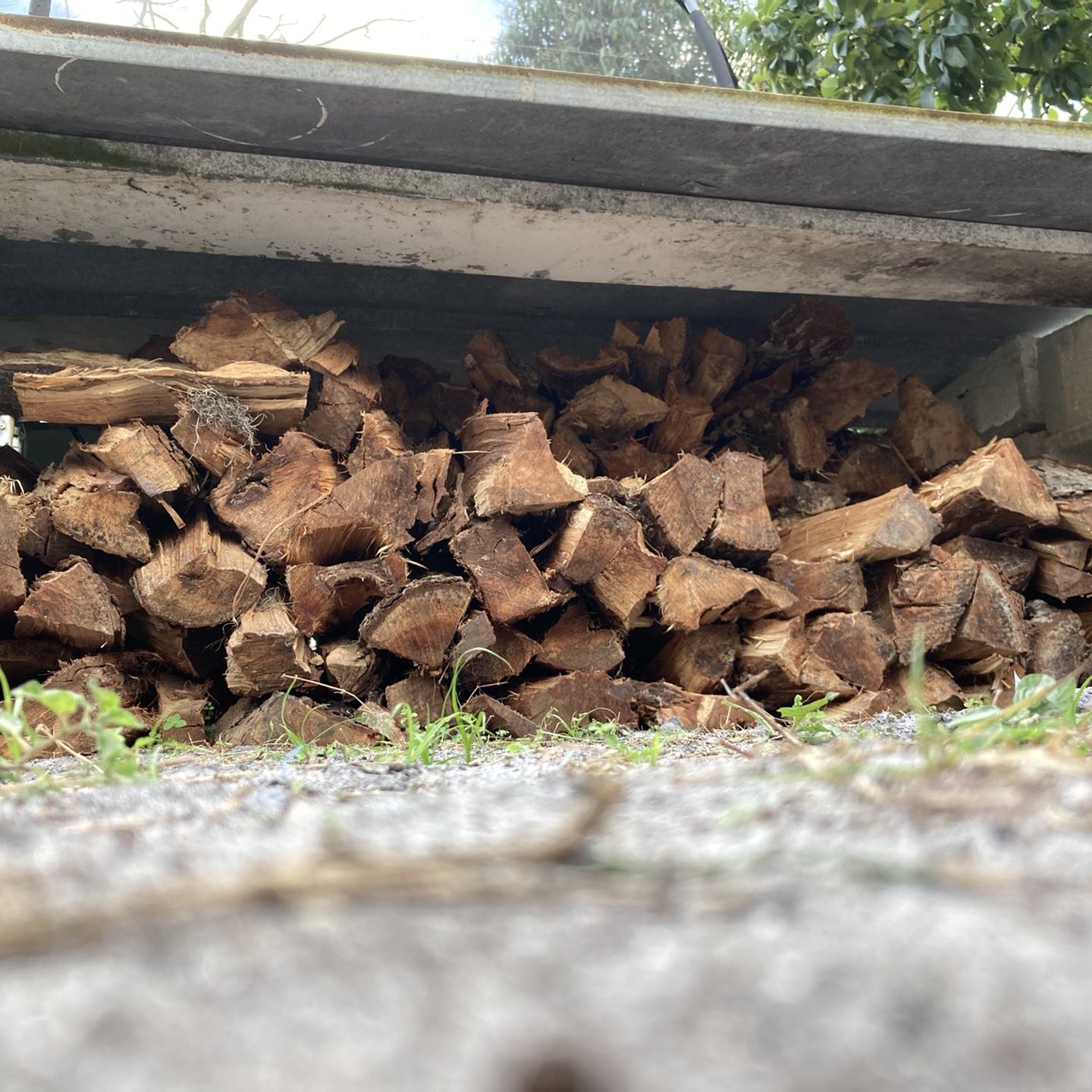 Firewood Available $40 Wheel Barrel