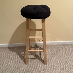 Winsome Wood Element 29 Inch Bar Stool Backless Round Seat Kitchen Dining Solid