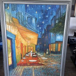 Cage Terrace At Might By Vincent Van Gogh