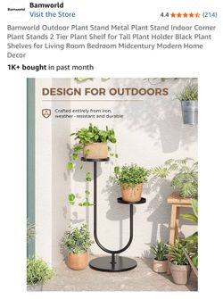 Outdoor/Indoor Metal Plant Stand