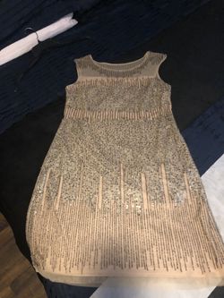 Gold dress