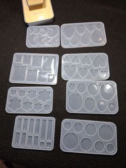 Resin jewelry  molds- new. 8 molds for $10