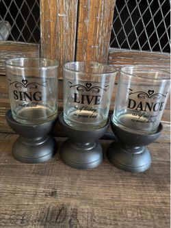 Candle holder set