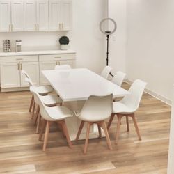 White Gloss Table