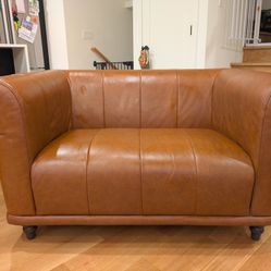 Leather Loveseat
