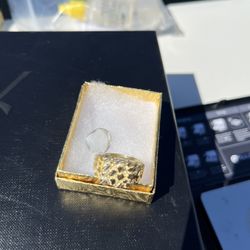 10k gold nugget ring