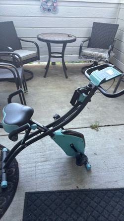 Exercise folding bike