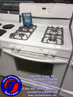 Frigidaire Gas Stove Standard White