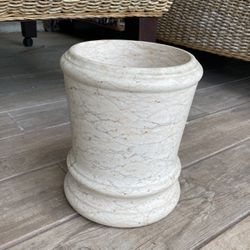 Natural Stone Marble Trash Can / Pot