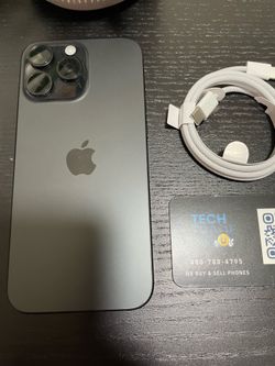 iPhone 16 Pro Max 256 GB Black Titanium Cricket