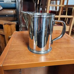 Vintage Stainless Water Pitcher 