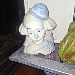 Paul Sebastian Sad Feelings Clown Porcelain Figurine Pastel