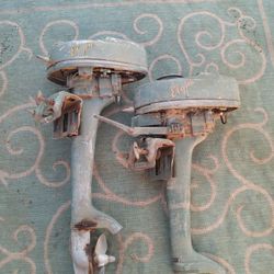 Sears Elgin Boat Motor Pair