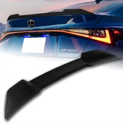 For 2021 2022 2023 2024 2025 Lexus IS350 IS500 W-Power Carbon Look Duckbill Rear Trunk Spoiler -(2-SP-9089-APCF