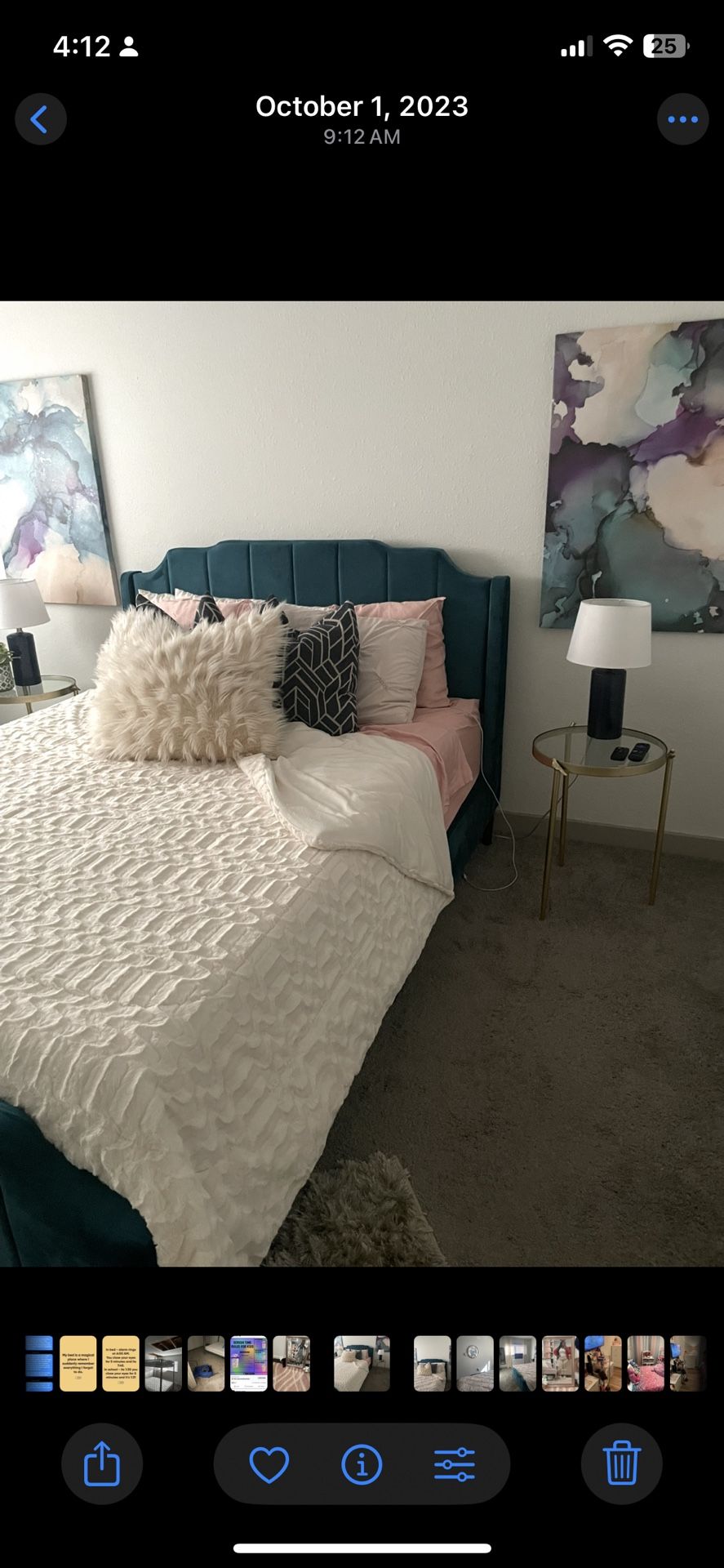 Queen Bed (frame and Mattress)